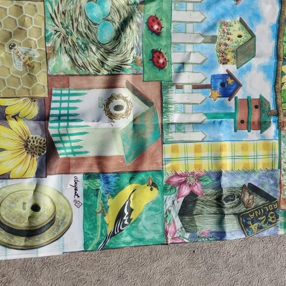 Garden Yard Banner Flag Curtain - Picture 7 of 8